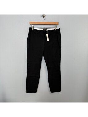 J. CREW minnie stretch twill pants in black size 4